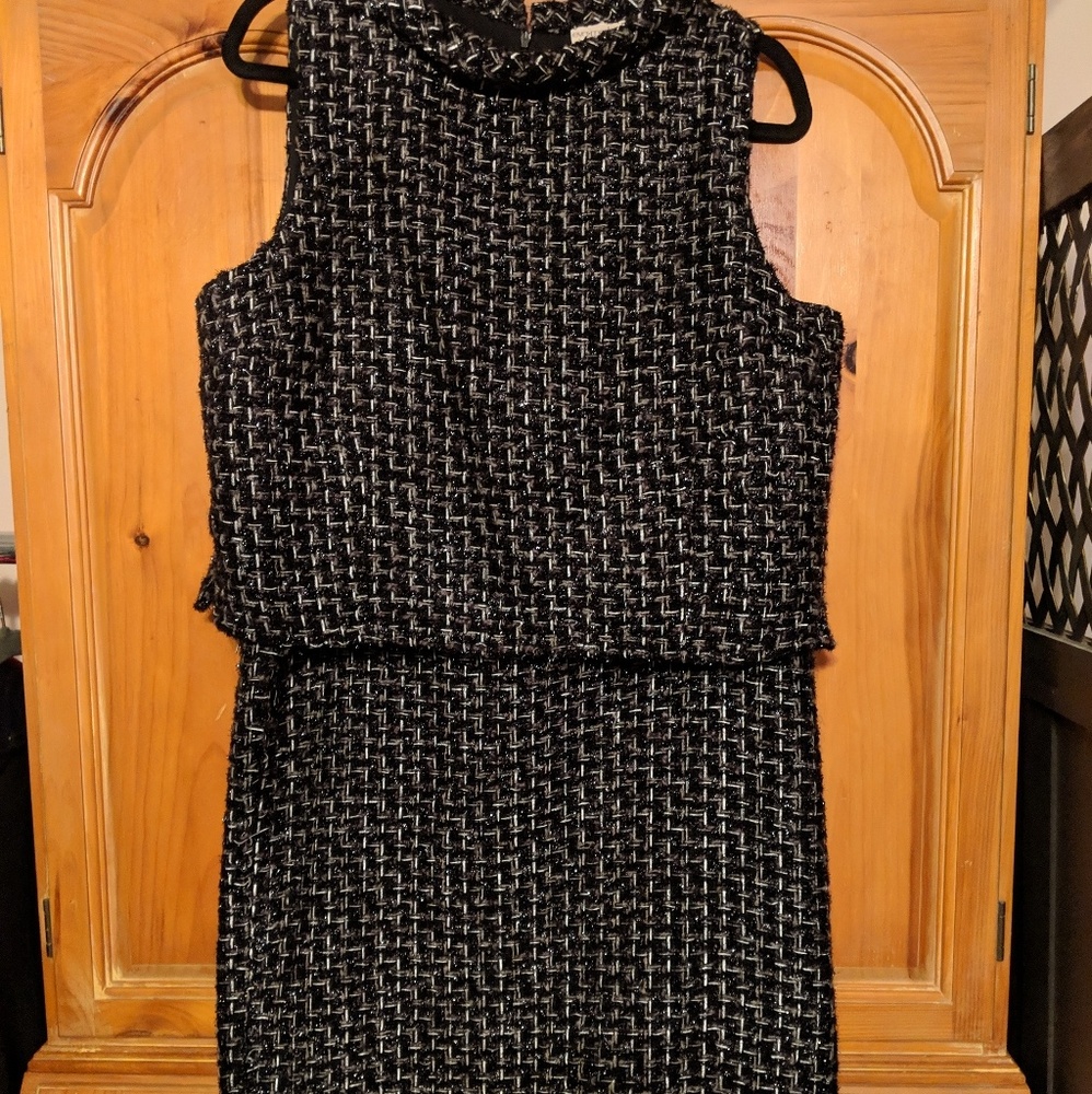 Eva Mendes 2-piece Tweed Skirt Set